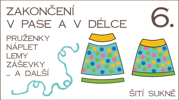Škola šití: 6. díl – zakončení v pase a v délce