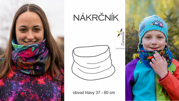 Jak ušít nákrčník (Střih a návod)