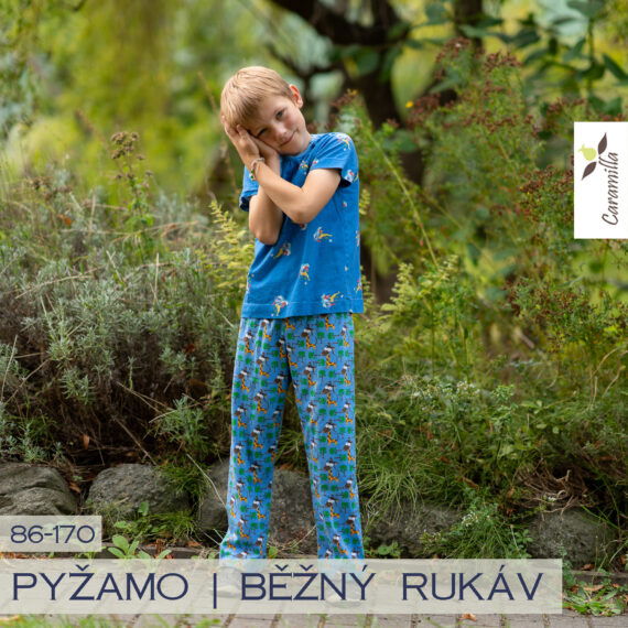 Dětské pyžamo - běžný rukáv 86-164