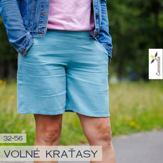 Dámské kraťasy - varianta pro mušelín 32-56